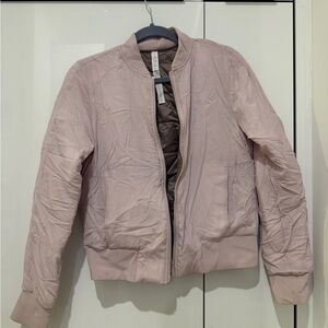 lululemon athletica Light Pink Bomber Jacket